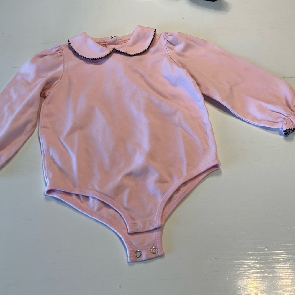 Adorable Pink Long-Sleeve Bodysuit
